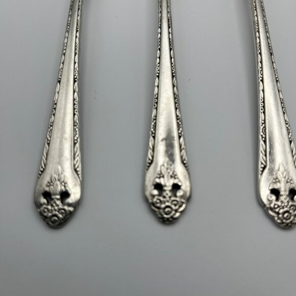 Holmes & Edwards LOVELY LADY Teaspoons Silverplate Lot‎ of 6 Spoons IS Vintage - Picture 7 of 8